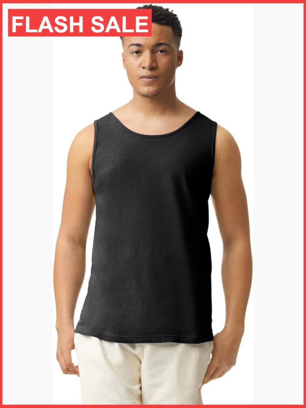 Heavyweight Cotton Tank Top Relaxed Fit Sleeveless